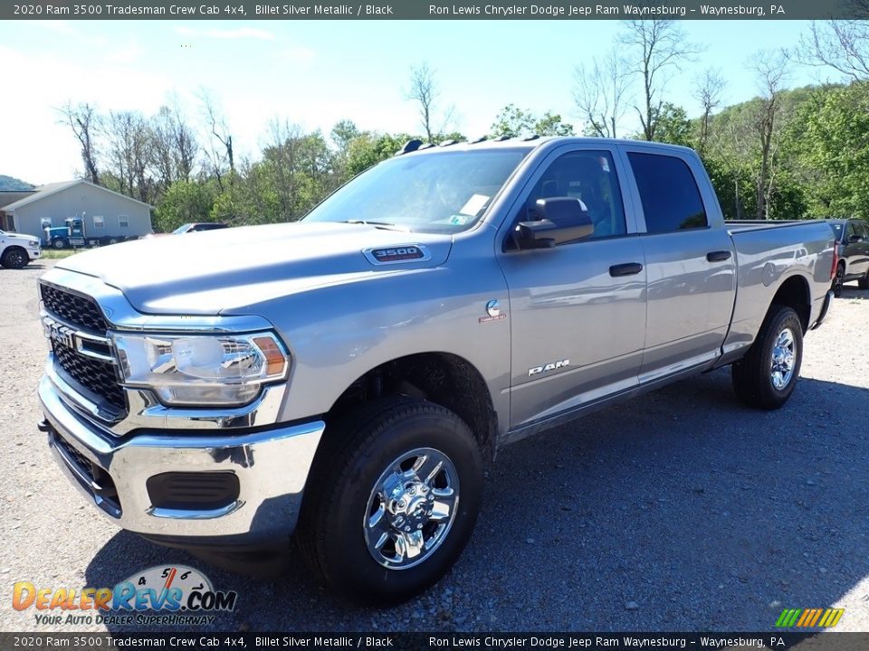 2020 Ram 3500 Tradesman Crew Cab 4x4 Billet Silver Metallic / Black Photo #1