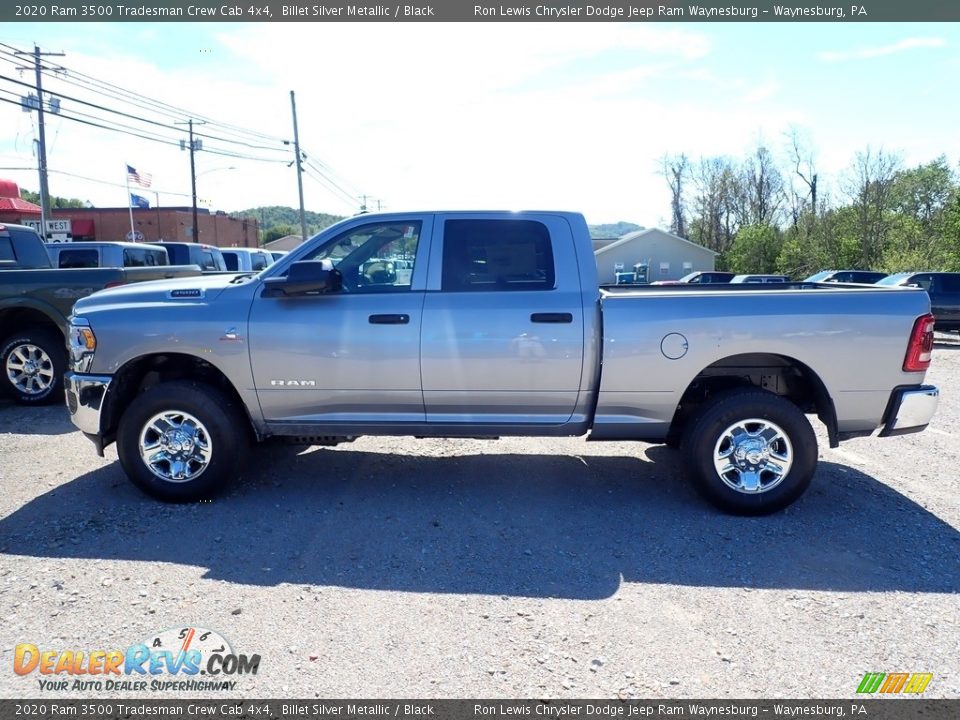 2020 Ram 3500 Tradesman Crew Cab 4x4 Billet Silver Metallic / Black Photo #3