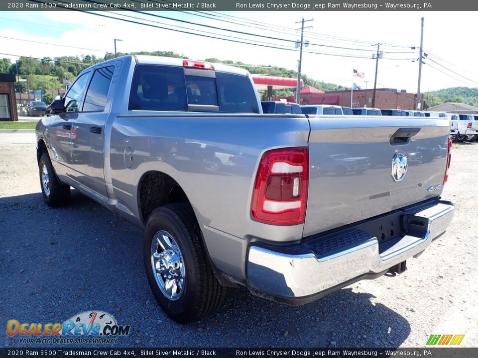 2020 Ram 3500 Tradesman Crew Cab 4x4 Billet Silver Metallic / Black Photo #4