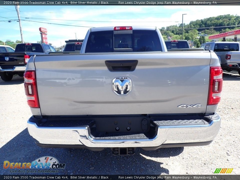 2020 Ram 3500 Tradesman Crew Cab 4x4 Billet Silver Metallic / Black Photo #5