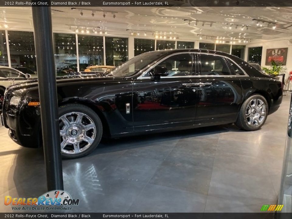 2012 Rolls-Royce Ghost Diamond Black / Black Photo #7