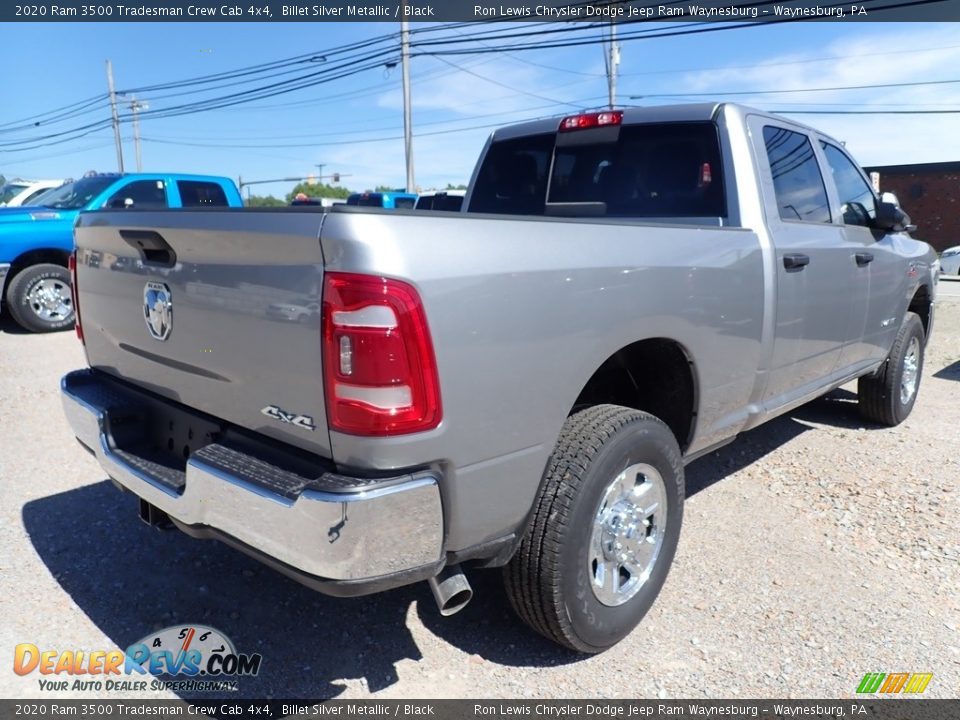 2020 Ram 3500 Tradesman Crew Cab 4x4 Billet Silver Metallic / Black Photo #6