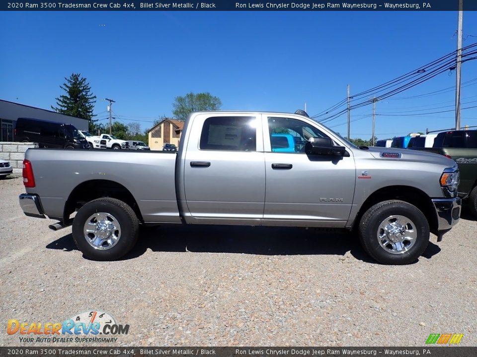 2020 Ram 3500 Tradesman Crew Cab 4x4 Billet Silver Metallic / Black Photo #7