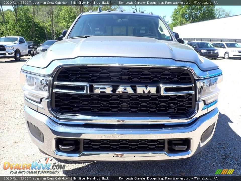 2020 Ram 3500 Tradesman Crew Cab 4x4 Billet Silver Metallic / Black Photo #9