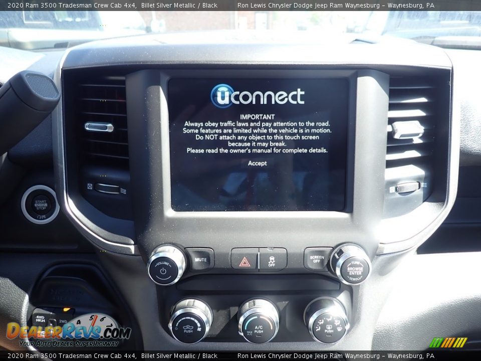 2020 Ram 3500 Tradesman Crew Cab 4x4 Billet Silver Metallic / Black Photo #14