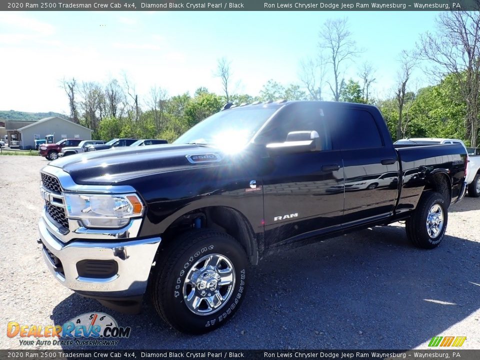 2020 Ram 2500 Tradesman Crew Cab 4x4 Diamond Black Crystal Pearl / Black Photo #1
