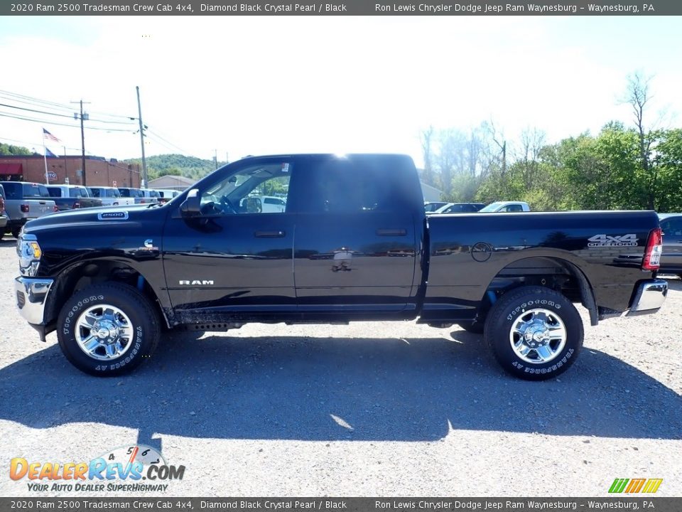 2020 Ram 2500 Tradesman Crew Cab 4x4 Diamond Black Crystal Pearl / Black Photo #3
