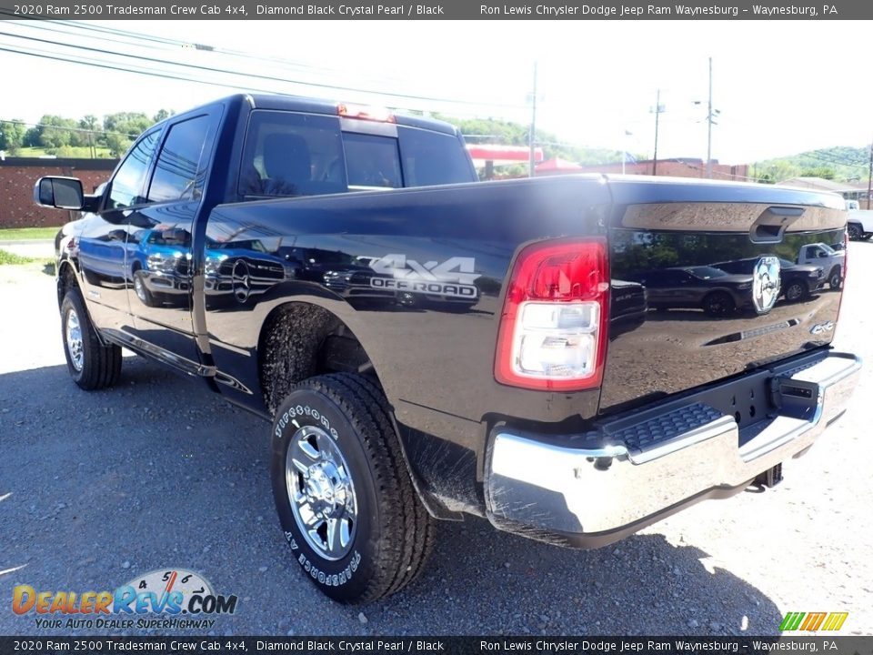 2020 Ram 2500 Tradesman Crew Cab 4x4 Diamond Black Crystal Pearl / Black Photo #4