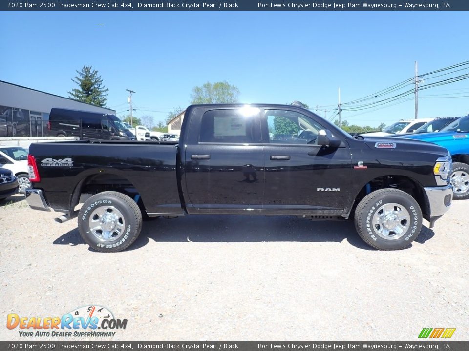 2020 Ram 2500 Tradesman Crew Cab 4x4 Diamond Black Crystal Pearl / Black Photo #7