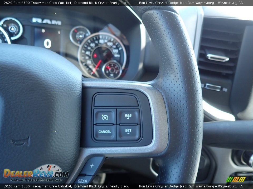 2020 Ram 2500 Tradesman Crew Cab 4x4 Diamond Black Crystal Pearl / Black Photo #18