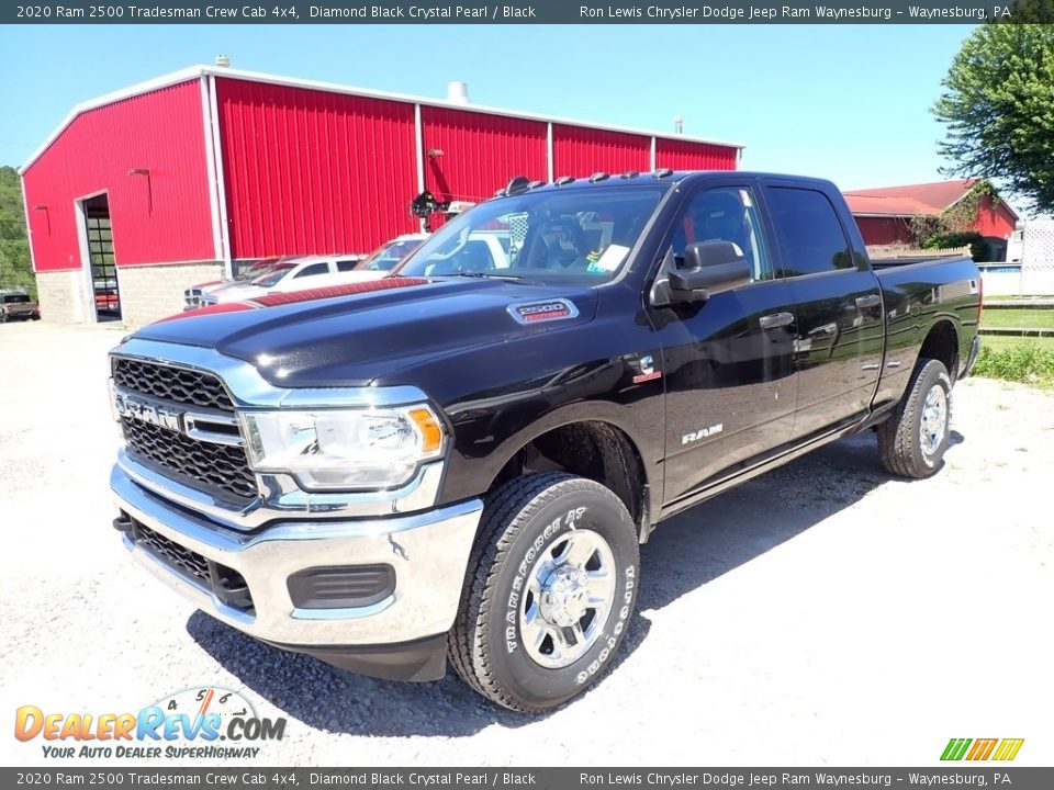 2020 Ram 2500 Tradesman Crew Cab 4x4 Diamond Black Crystal Pearl / Black Photo #1