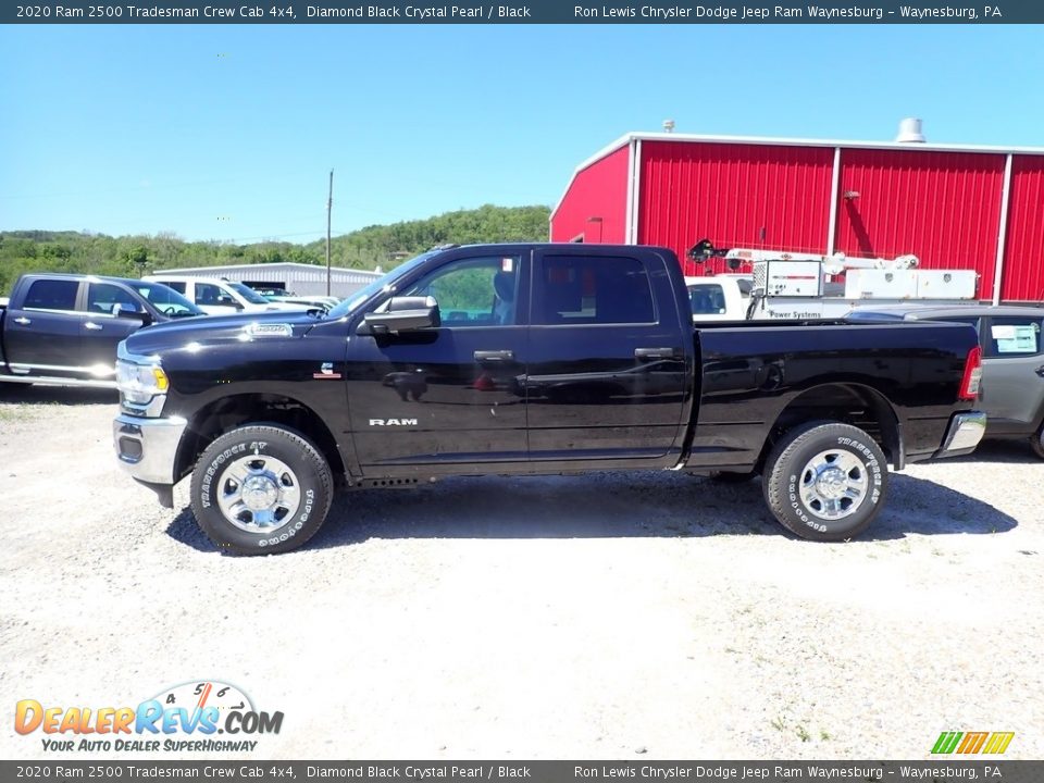 2020 Ram 2500 Tradesman Crew Cab 4x4 Diamond Black Crystal Pearl / Black Photo #2