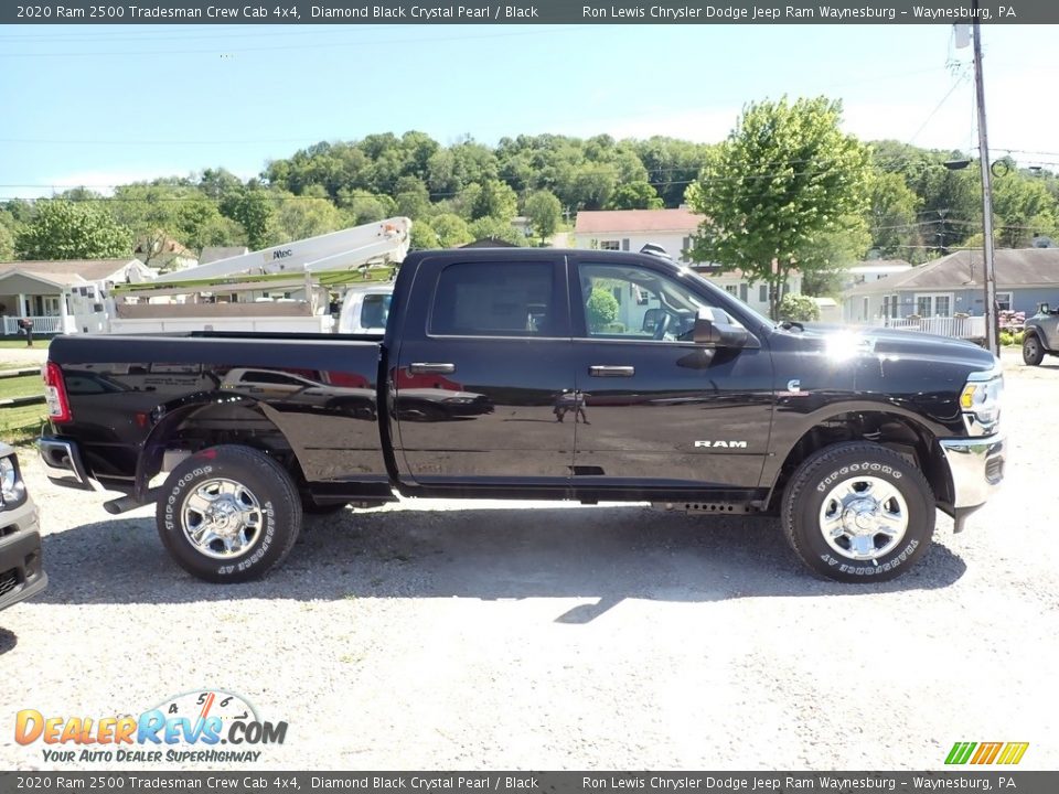 2020 Ram 2500 Tradesman Crew Cab 4x4 Diamond Black Crystal Pearl / Black Photo #5