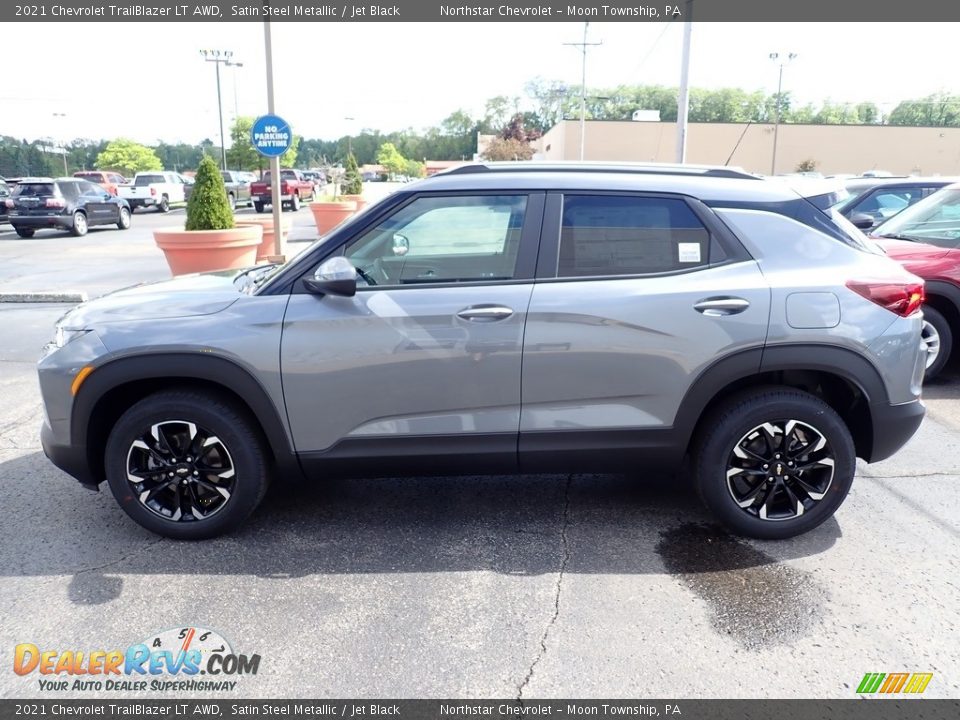 2021 Chevrolet TrailBlazer LT AWD Satin Steel Metallic / Jet Black Photo #3