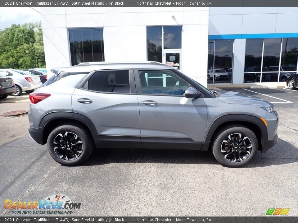 2021 Chevrolet Trailblazer LT AWD Satin Steel Metallic / Jet Black Photo #7