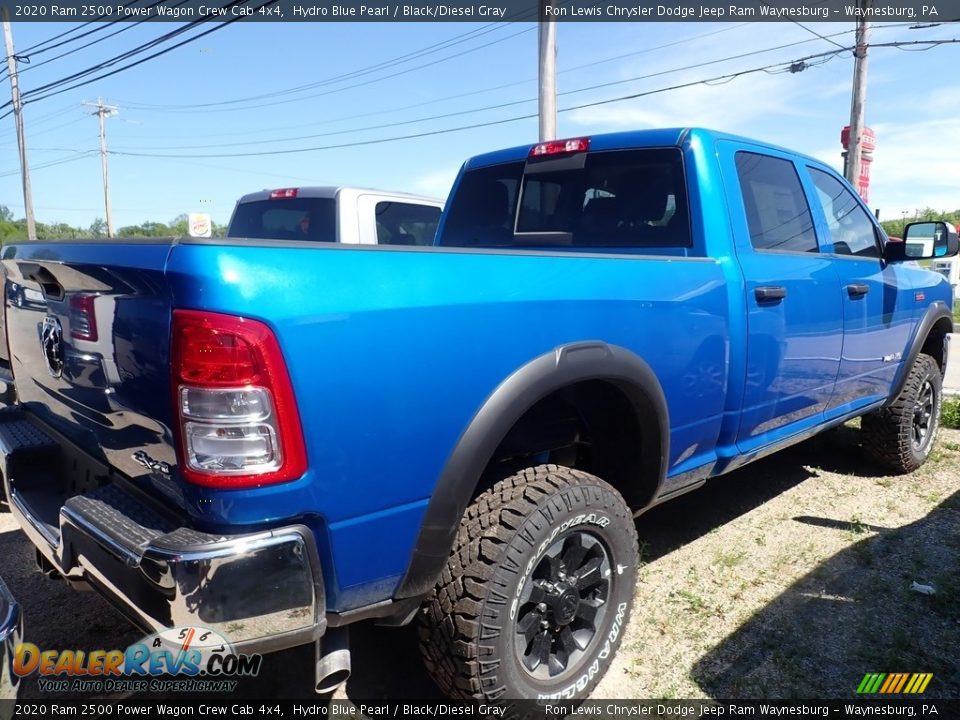2020 Ram 2500 Power Wagon Crew Cab 4x4 Hydro Blue Pearl / Black/Diesel Gray Photo #5