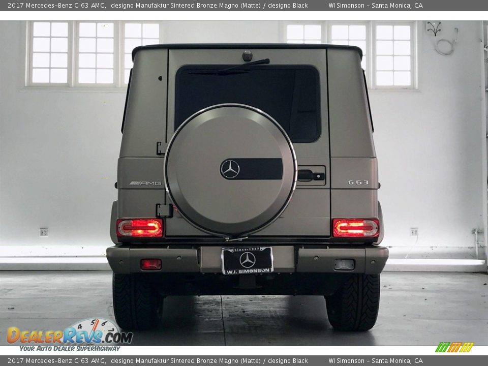 2017 Mercedes-Benz G 63 AMG designo Manufaktur Sintered Bronze Magno (Matte) / designo Black Photo #3