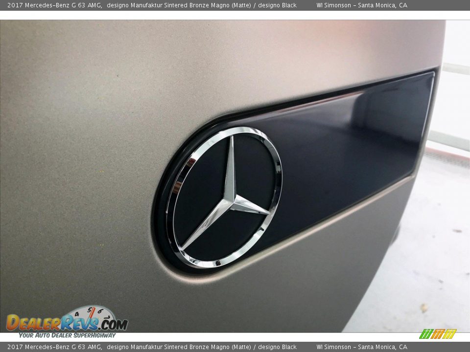 2017 Mercedes-Benz G 63 AMG designo Manufaktur Sintered Bronze Magno (Matte) / designo Black Photo #7