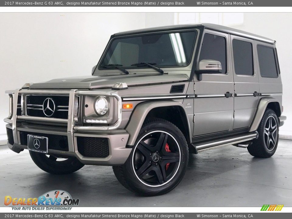 2017 Mercedes-Benz G 63 AMG designo Manufaktur Sintered Bronze Magno (Matte) / designo Black Photo #12