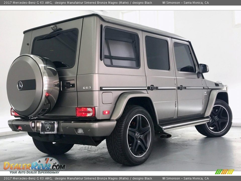 2017 Mercedes-Benz G 63 AMG designo Manufaktur Sintered Bronze Magno (Matte) / designo Black Photo #16