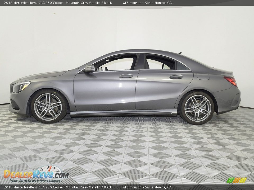 2018 Mercedes-Benz CLA 250 Coupe Mountain Grey Metallic / Black Photo #4
