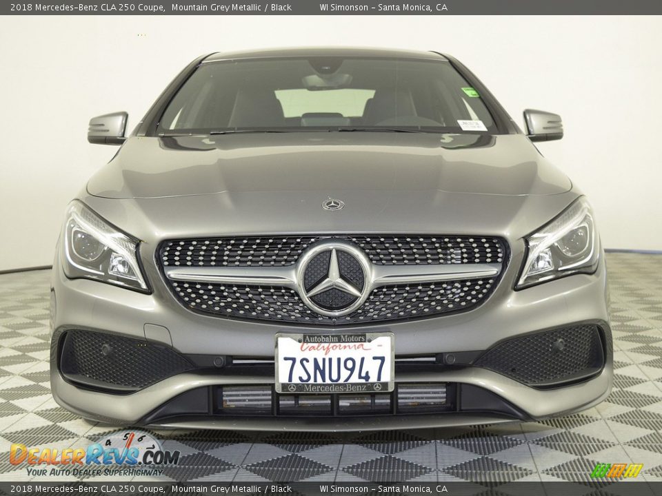 2018 Mercedes-Benz CLA 250 Coupe Mountain Grey Metallic / Black Photo #6