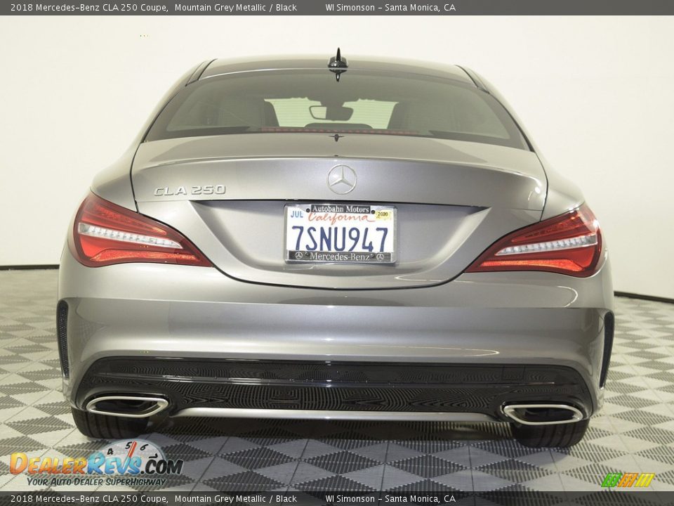 2018 Mercedes-Benz CLA 250 Coupe Mountain Grey Metallic / Black Photo #7