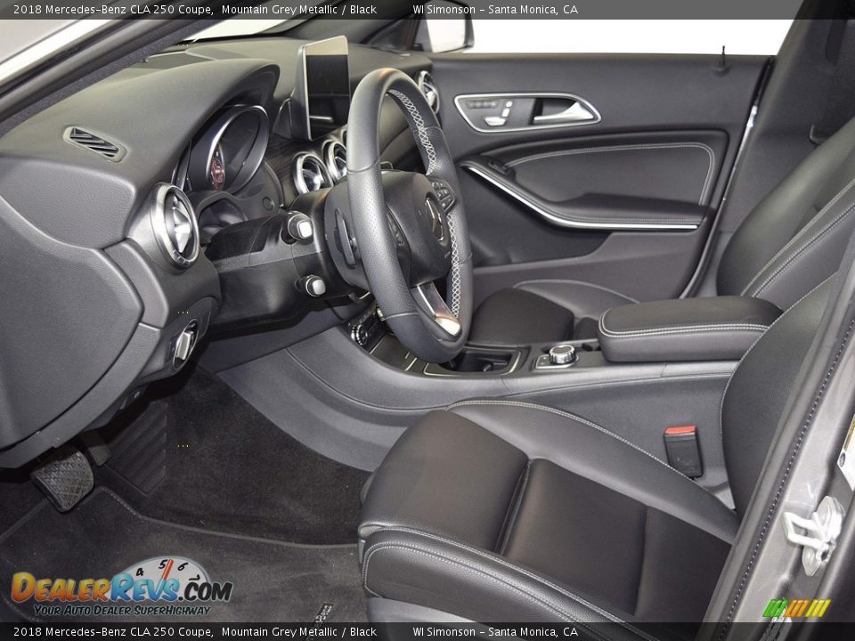 2018 Mercedes-Benz CLA 250 Coupe Mountain Grey Metallic / Black Photo #8