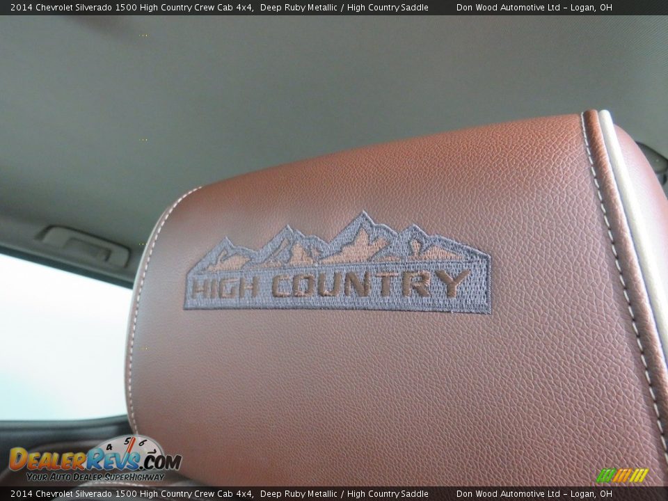 2014 Chevrolet Silverado 1500 High Country Crew Cab 4x4 Deep Ruby Metallic / High Country Saddle Photo #2