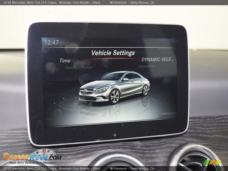 2018 Mercedes-Benz CLA 250 Coupe Mountain Grey Metallic / Black Photo #11