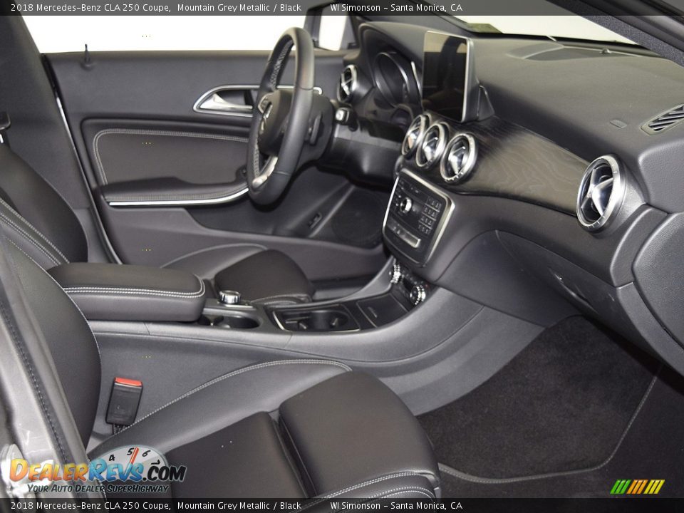 2018 Mercedes-Benz CLA 250 Coupe Mountain Grey Metallic / Black Photo #12