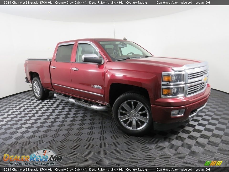 Deep Ruby Metallic 2014 Chevrolet Silverado 1500 High Country Crew Cab 4x4 Photo #5