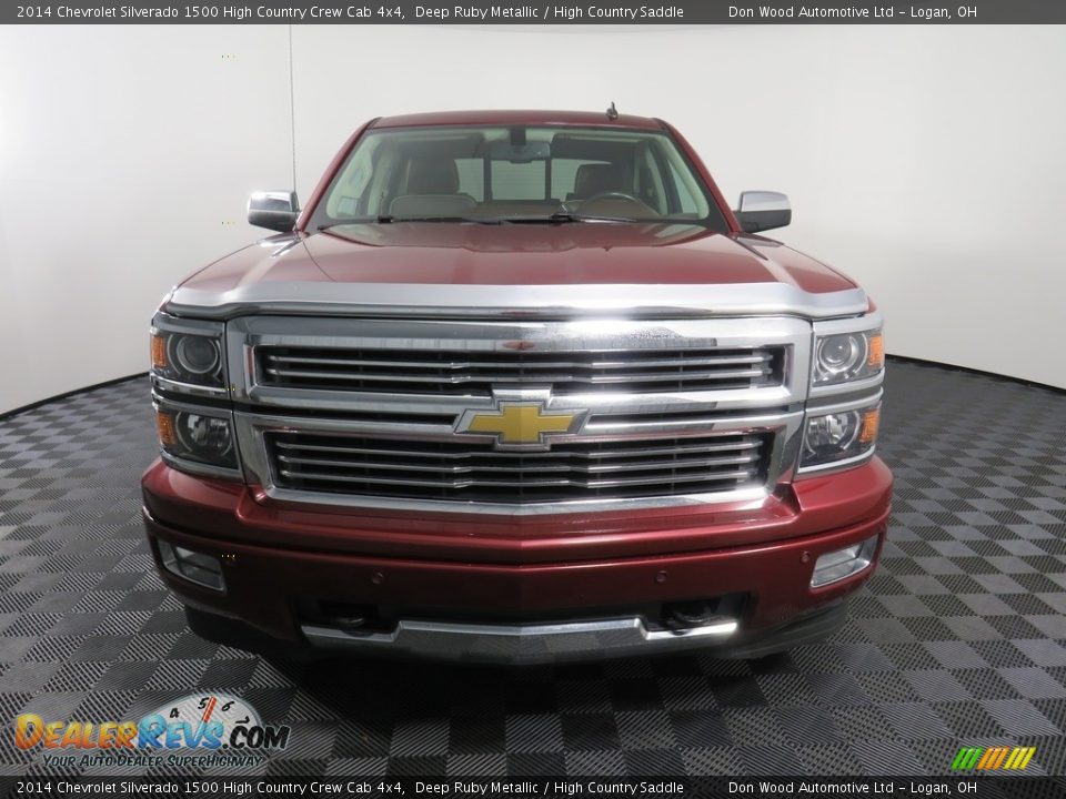 2014 Chevrolet Silverado 1500 High Country Crew Cab 4x4 Deep Ruby Metallic / High Country Saddle Photo #7