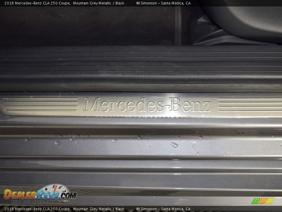 2018 Mercedes-Benz CLA 250 Coupe Mountain Grey Metallic / Black Photo #17
