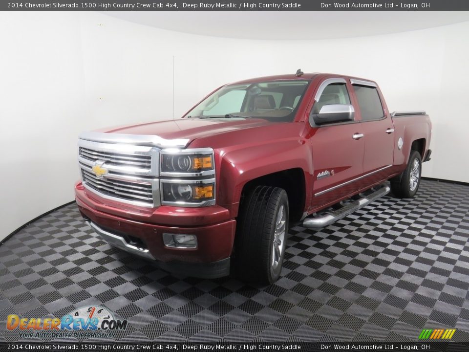 2014 Chevrolet Silverado 1500 High Country Crew Cab 4x4 Deep Ruby Metallic / High Country Saddle Photo #10