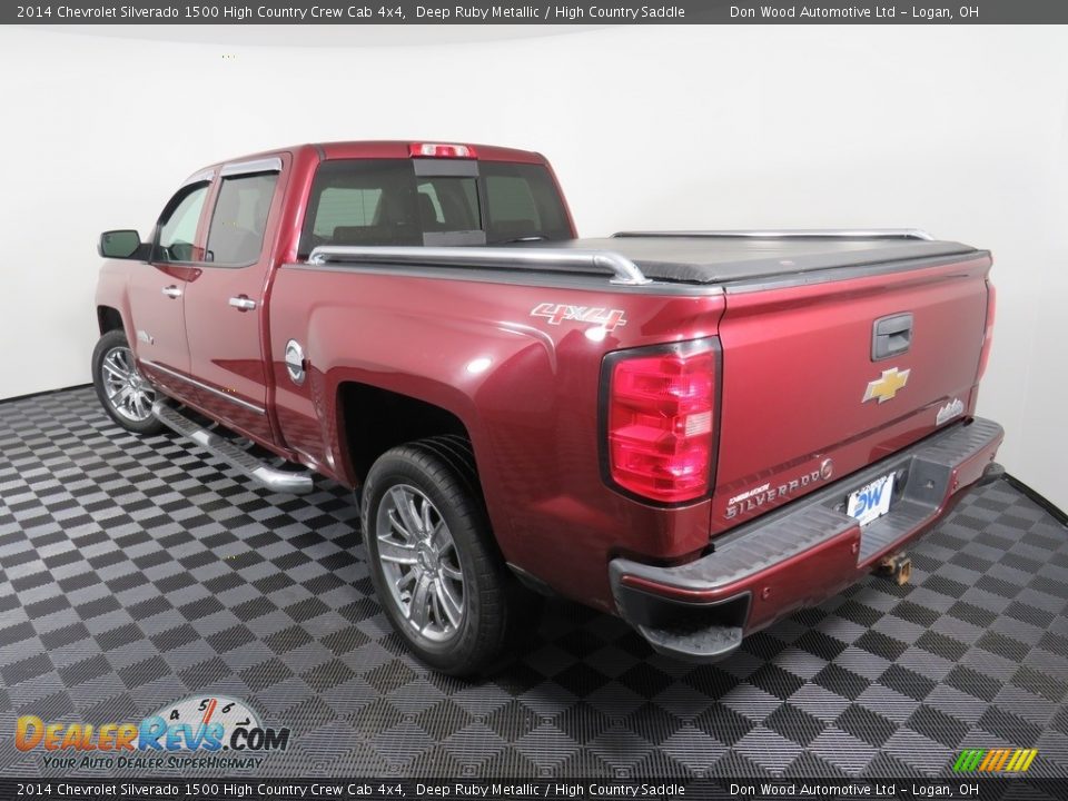 2014 Chevrolet Silverado 1500 High Country Crew Cab 4x4 Deep Ruby Metallic / High Country Saddle Photo #13