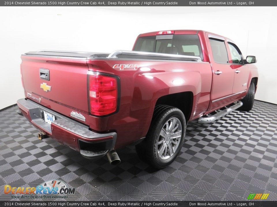 2014 Chevrolet Silverado 1500 High Country Crew Cab 4x4 Deep Ruby Metallic / High Country Saddle Photo #17