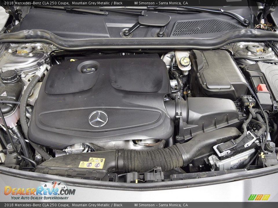2018 Mercedes-Benz CLA 250 Coupe Mountain Grey Metallic / Black Photo #22
