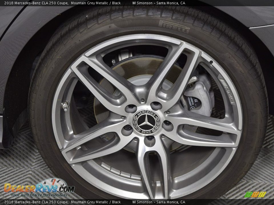 2018 Mercedes-Benz CLA 250 Coupe Mountain Grey Metallic / Black Photo #24
