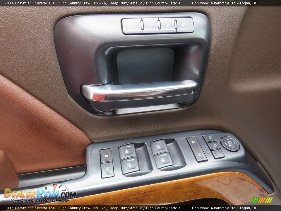 Door Panel of 2014 Chevrolet Silverado 1500 High Country Crew Cab 4x4 Photo #20