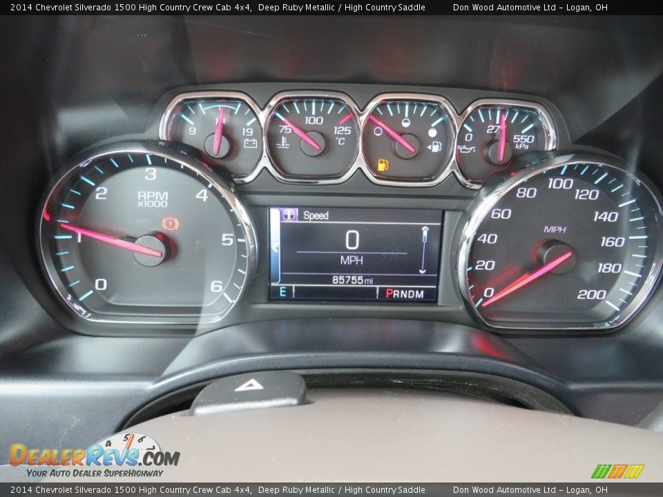 2014 Chevrolet Silverado 1500 High Country Crew Cab 4x4 Gauges Photo #23