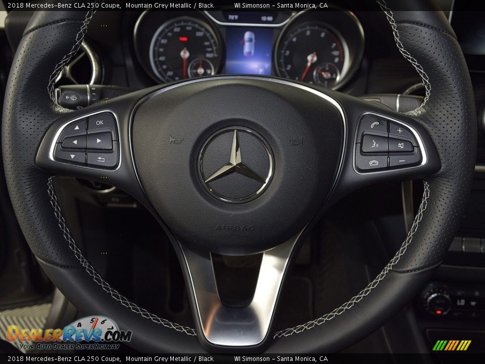 2018 Mercedes-Benz CLA 250 Coupe Mountain Grey Metallic / Black Photo #30