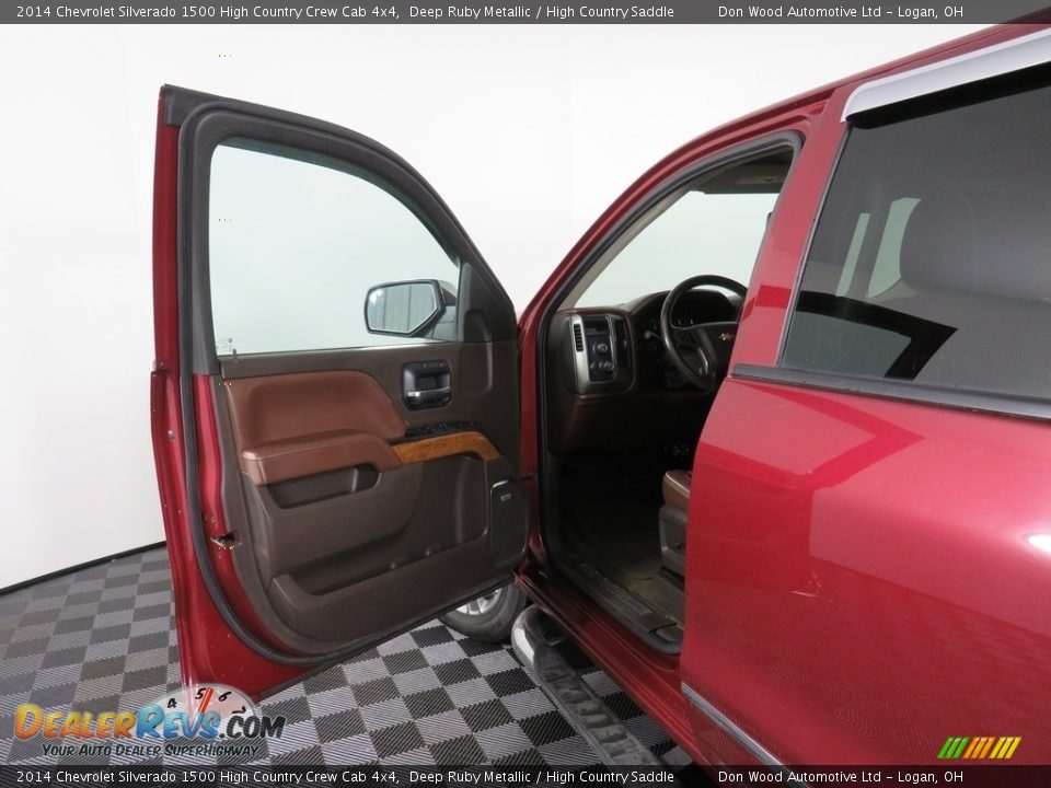 2014 Chevrolet Silverado 1500 High Country Crew Cab 4x4 Deep Ruby Metallic / High Country Saddle Photo #30