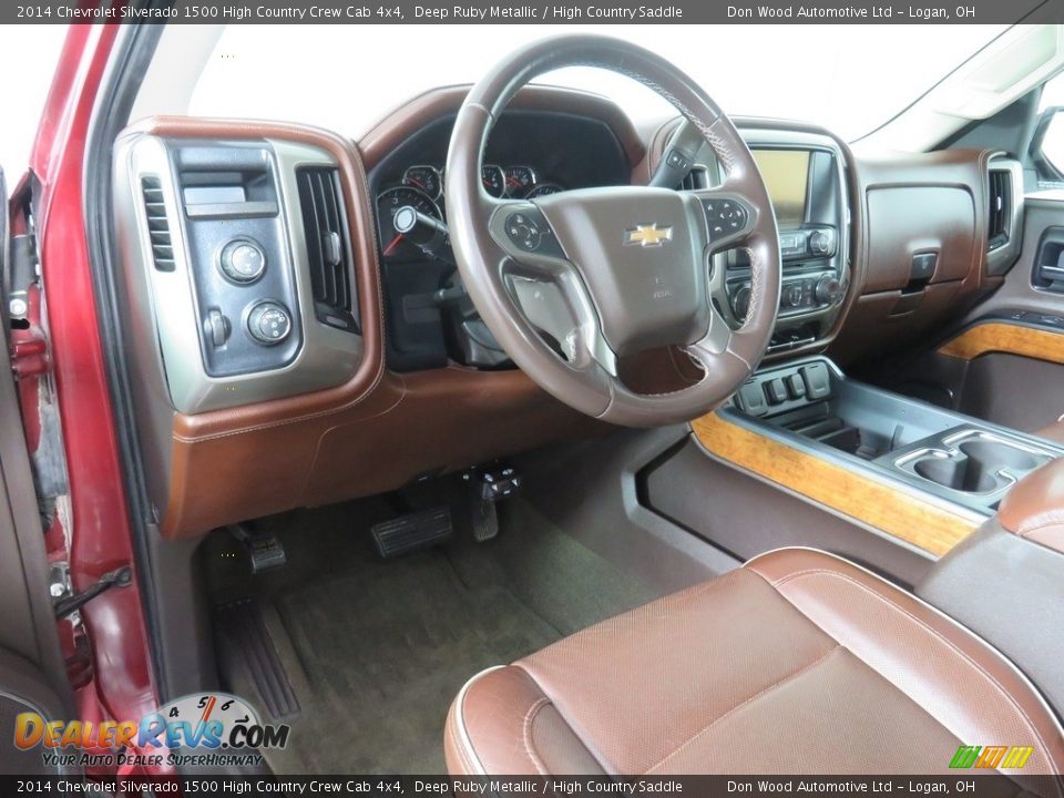 High Country Saddle Interior - 2014 Chevrolet Silverado 1500 High Country Crew Cab 4x4 Photo #31