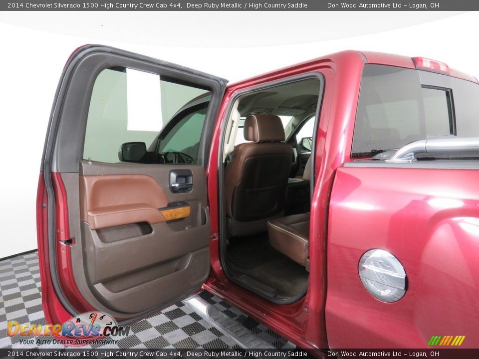 2014 Chevrolet Silverado 1500 High Country Crew Cab 4x4 Deep Ruby Metallic / High Country Saddle Photo #33