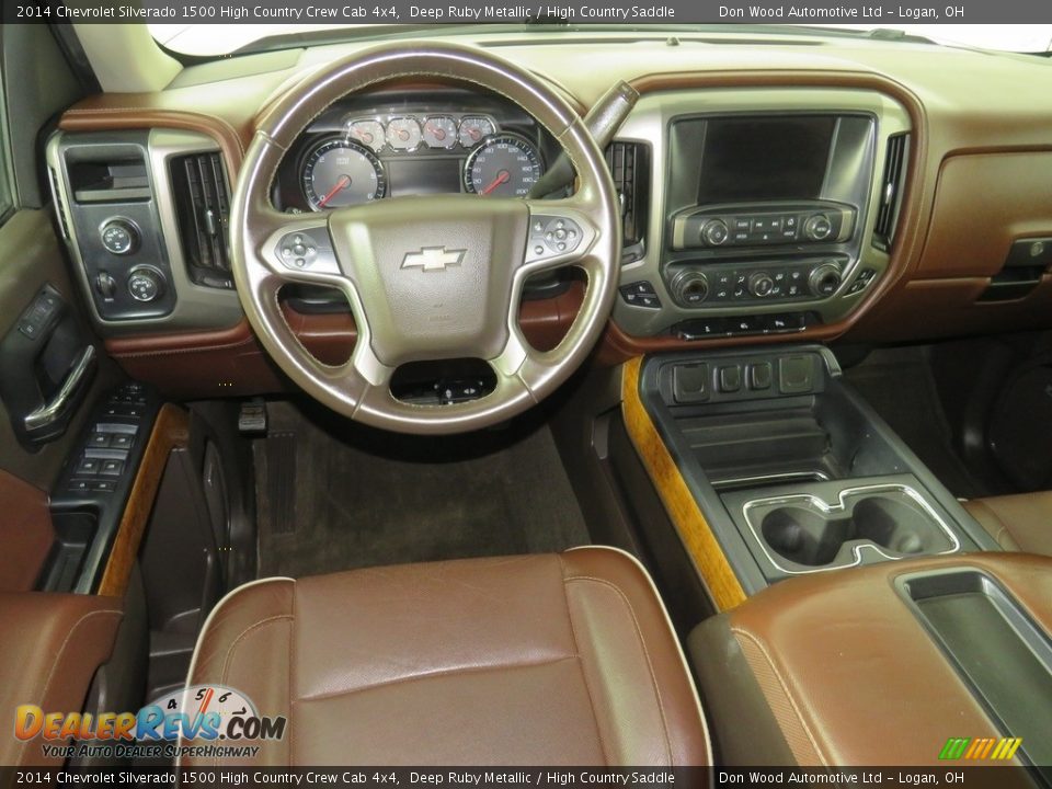 Dashboard of 2014 Chevrolet Silverado 1500 High Country Crew Cab 4x4 Photo #35