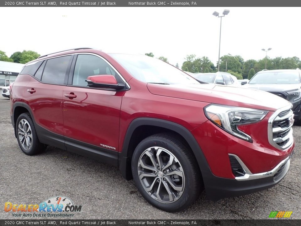 Red Quartz Tintcoat 2020 GMC Terrain SLT AWD Photo #3