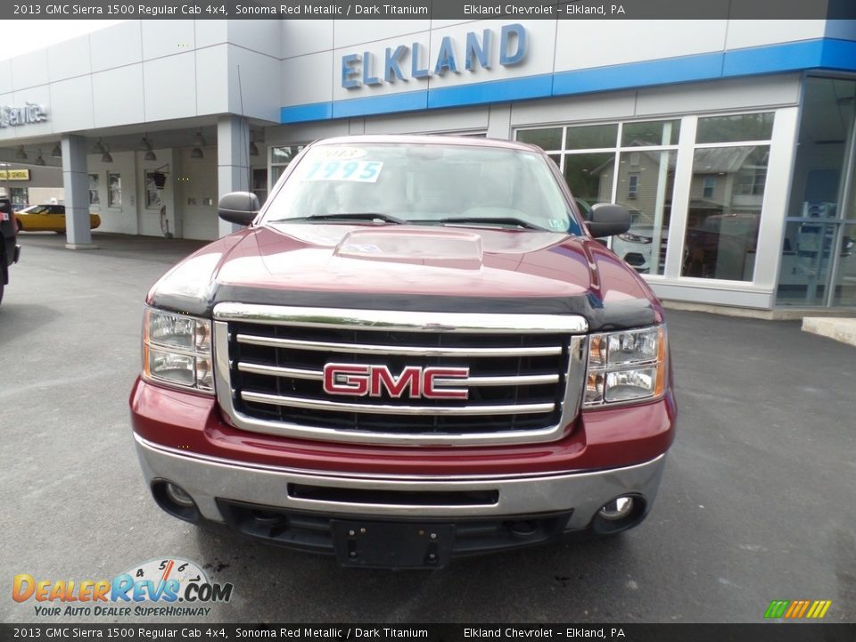 2013 GMC Sierra 1500 Regular Cab 4x4 Sonoma Red Metallic / Dark Titanium Photo #3