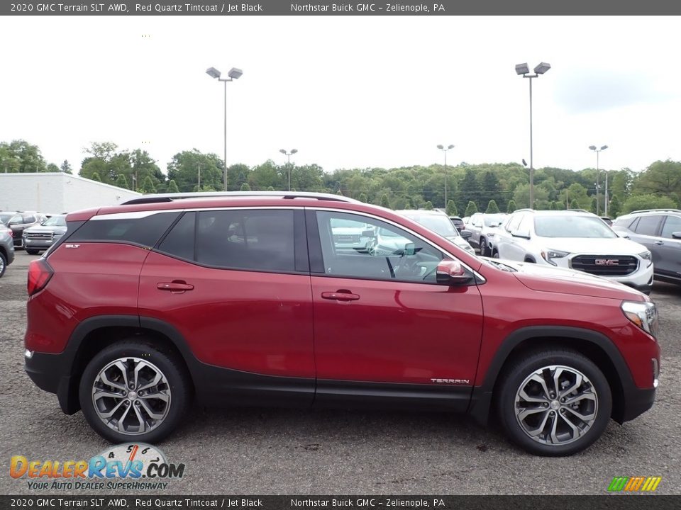 Red Quartz Tintcoat 2020 GMC Terrain SLT AWD Photo #4