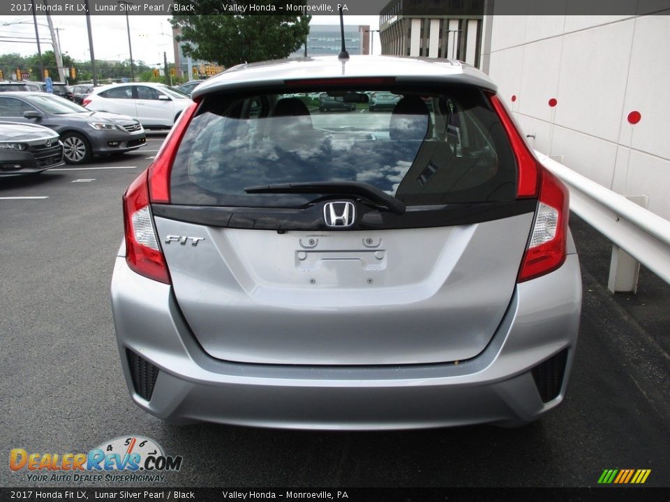 2017 Honda Fit LX Lunar Silver Pearl / Black Photo #4